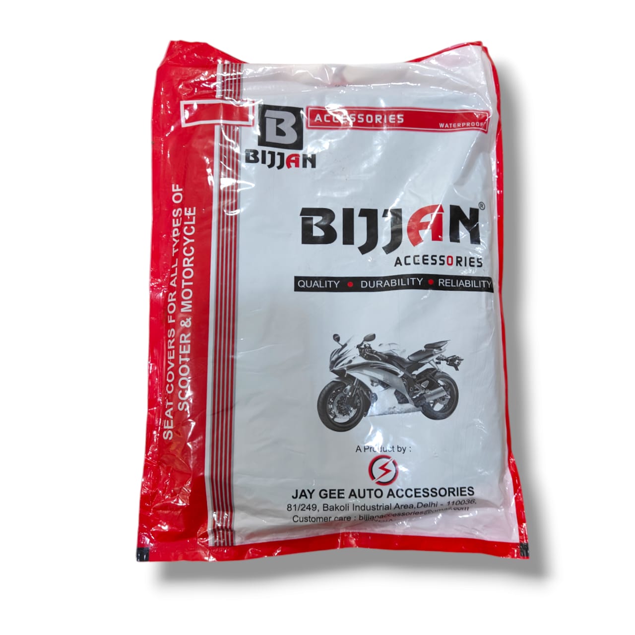 Premium Seatcover Burgman Black Bijjan Accessories