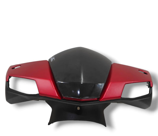 HEADLIGHT VISOR FOR NTORQ 125 MATTE RED BIJJAN ACCESSORIES